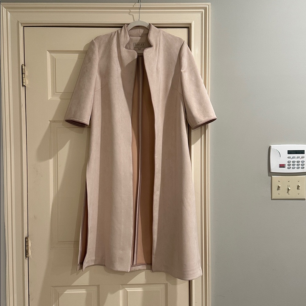 Elegant Beige Long Coat